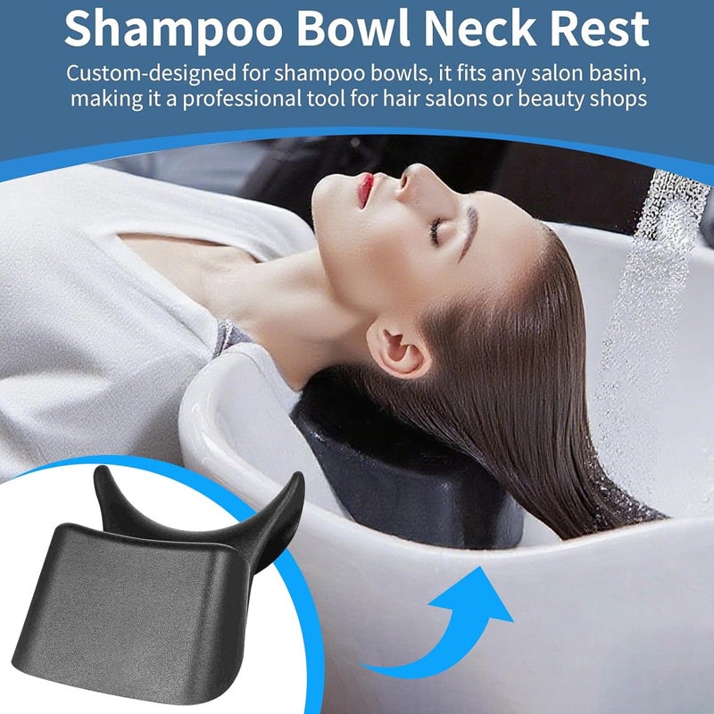 HAVANSIDY Silicone Shampoo Bowl Neck Cushion - Ergonomic Salon Hair Washing Neck Support Pillow, Non-Slip Shampoo Tray Neck Rest for Spa and Salon Basins, Comfortable Hairdressing Sink Accessory for Hair Care - Image 2